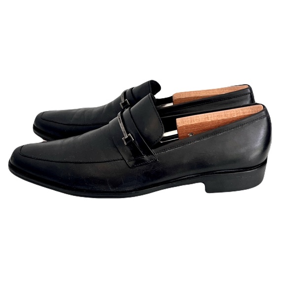 Hugo Boss Black Leather Men's Loafers - Picture 4 of 8